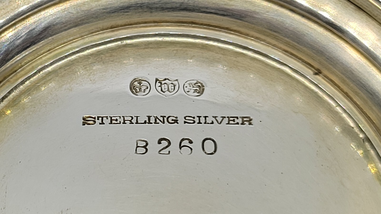 Vintage Watson Company Sterling Revere Exemplar Monogramed Bowl, 4 3/8", 131.7 g