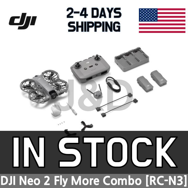 DJI Neo 2 Fly More Combo RC-N3 Remote with 3 Batts + Charging Hub *USA In Stock*