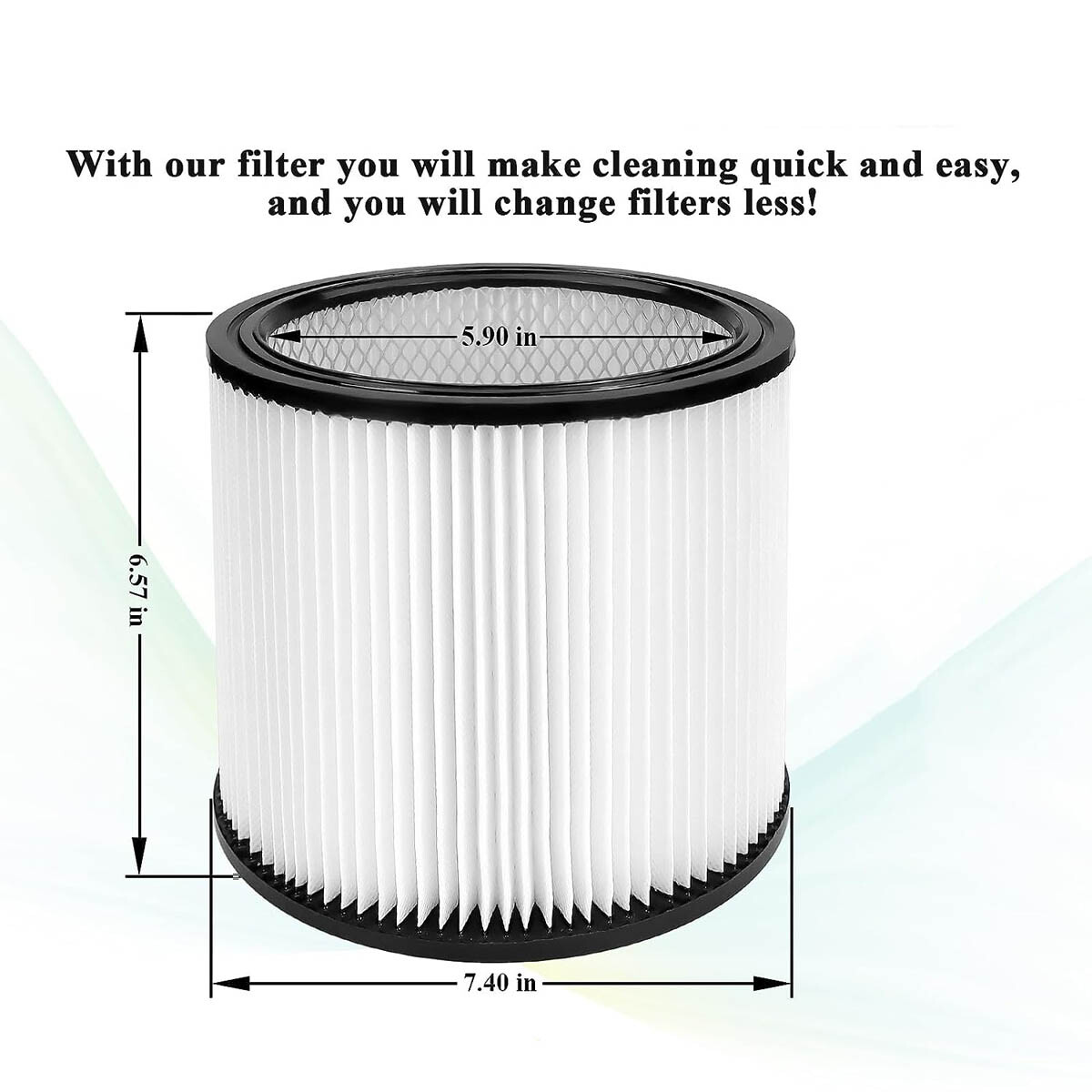Replacement Filter for Shop Vac 90304 90333 90350 Most Wet Dry Vacuum Cleaners