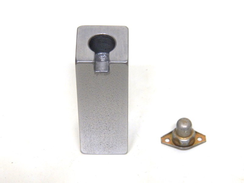 12 Oz Steel 1/2" Dome Nut Plate Bucking Bar W/ Cleco Clearance Aviation (4-3-5)