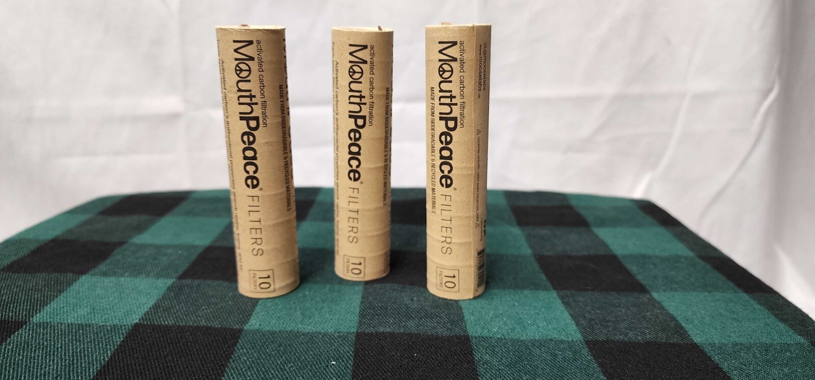 MouthPeace ORIGINAL Carbon Filter Replacements - 3 Packs of 10pc Filter Rolls