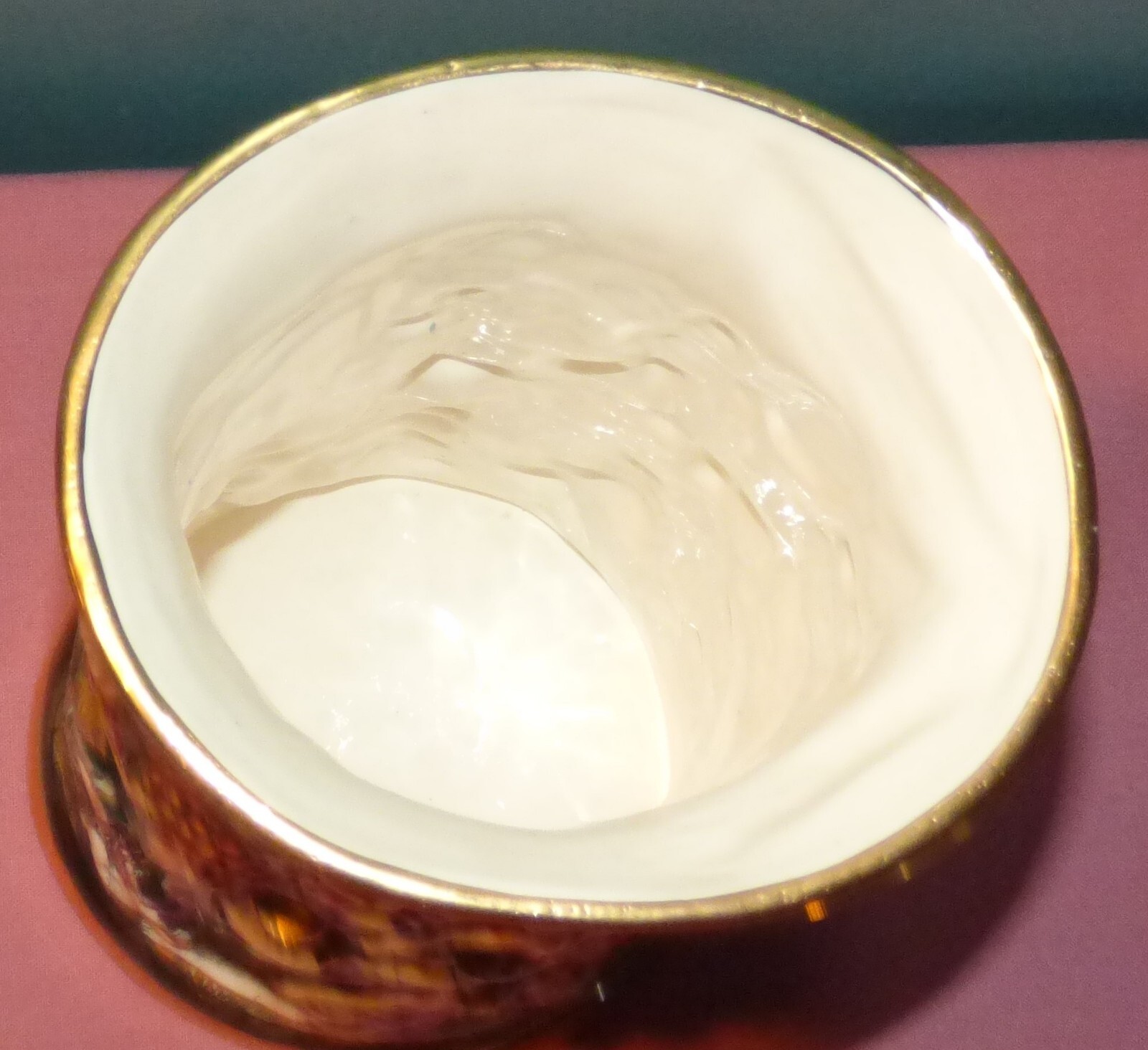 Vintage Capodimonte Large Porcelain Figural Vase 12" Tall