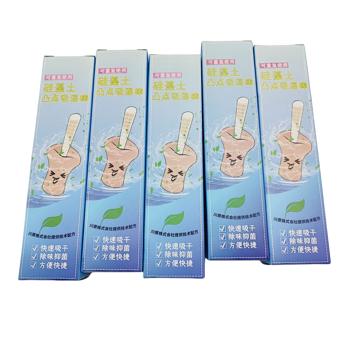 5 Pcs Drying Rod Non-Toxic Good Absorb Absorption Rod Desiccant Diatom for Toys