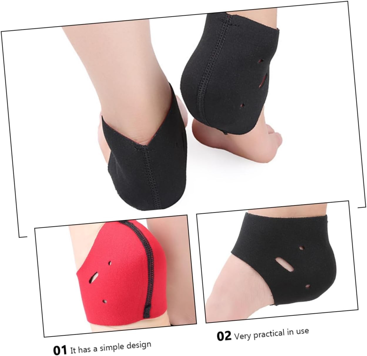 Ankle Support Comfortable Brace Compression Heel Stabilizer Foot Protector Strap
