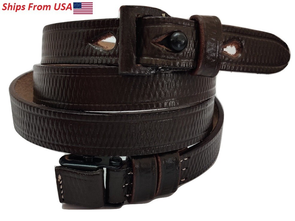 Yugoslavian 1948 M48 M48A M48B M48BO Yugo Mauser K98 M98 Leather Rifle Sling