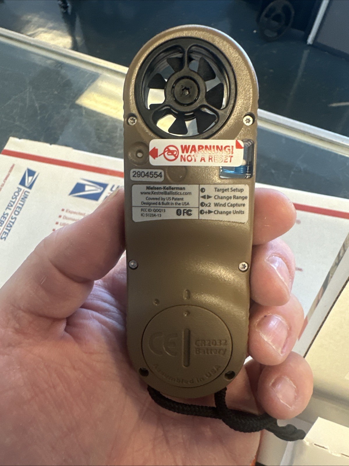 Kestrel 2700 Ballistic Weather Meter Tan LNIB Tested Working FREE SHIPPING !