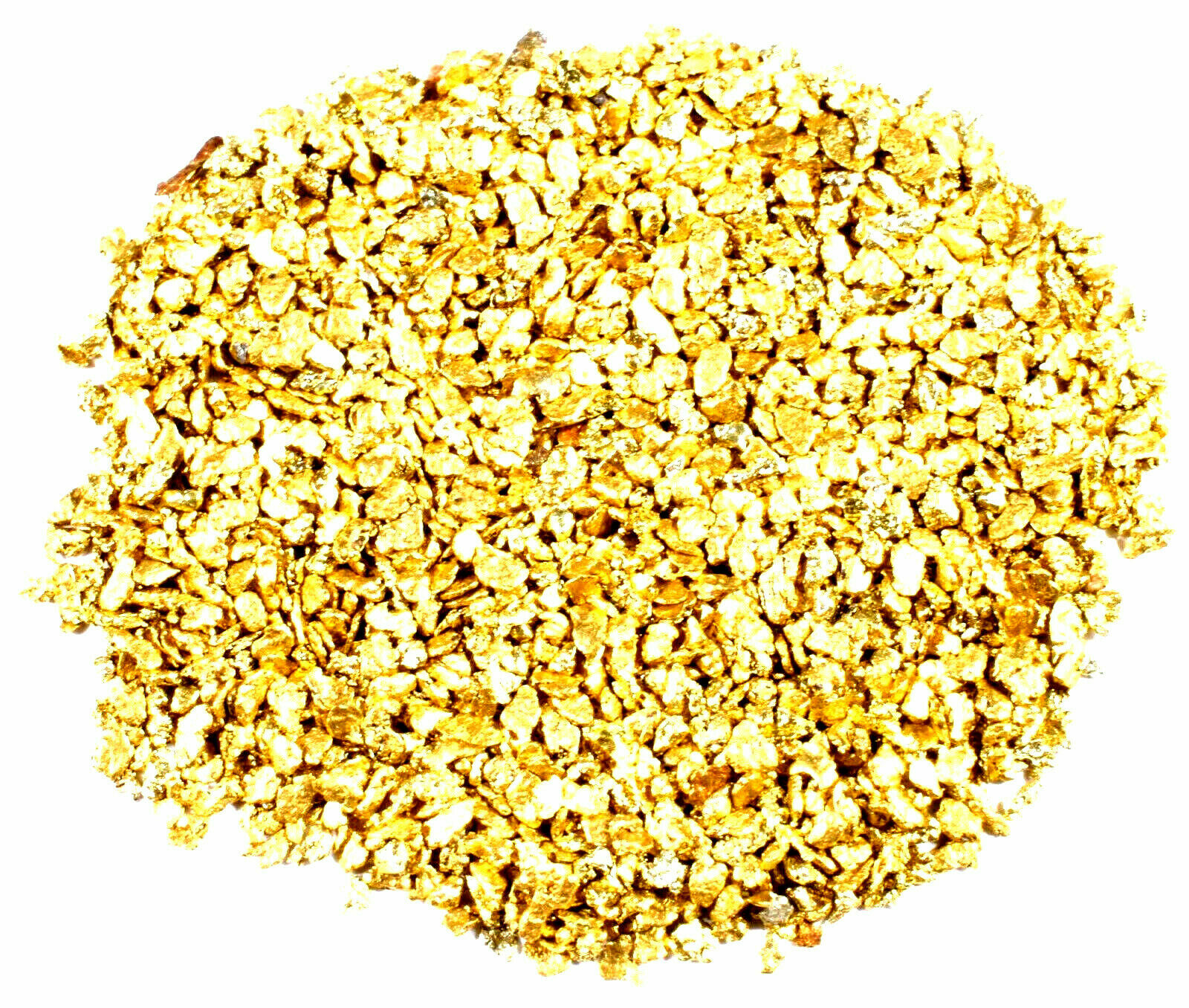 1.000 GRAMS ALASKAN YUKON BC NATURAL PURE GOLD NUGGETS MESH #30 W BOTTLE (#B300)