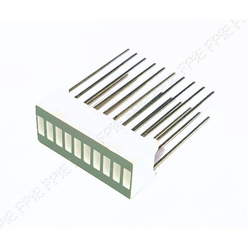 10-LED Green Bargraph Display (HP3489).