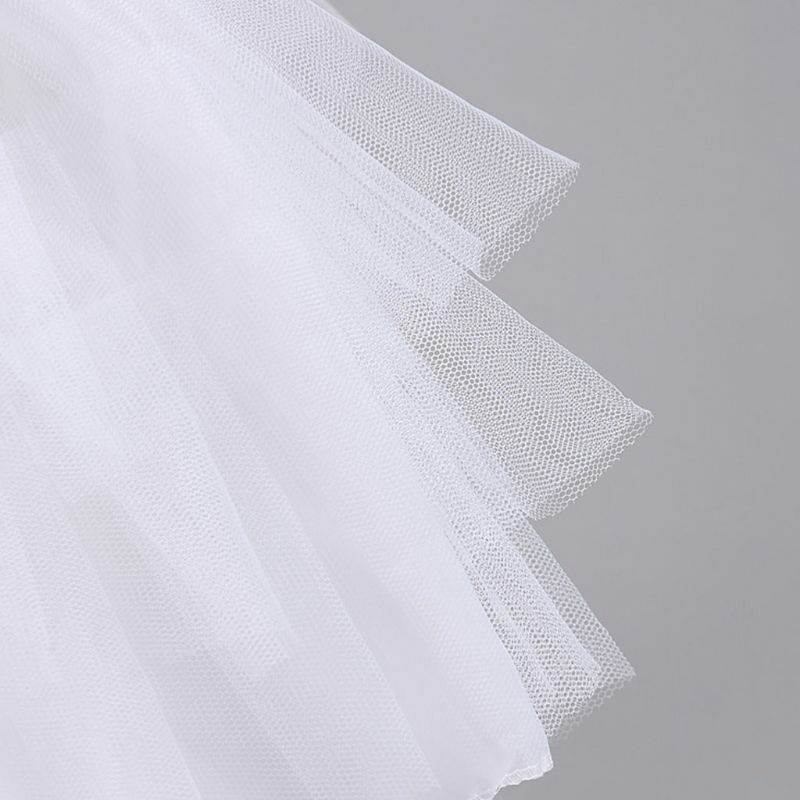Flower Girls Petticoat with 3 Layers Slip Elastic Child's Crinoline Underskirt