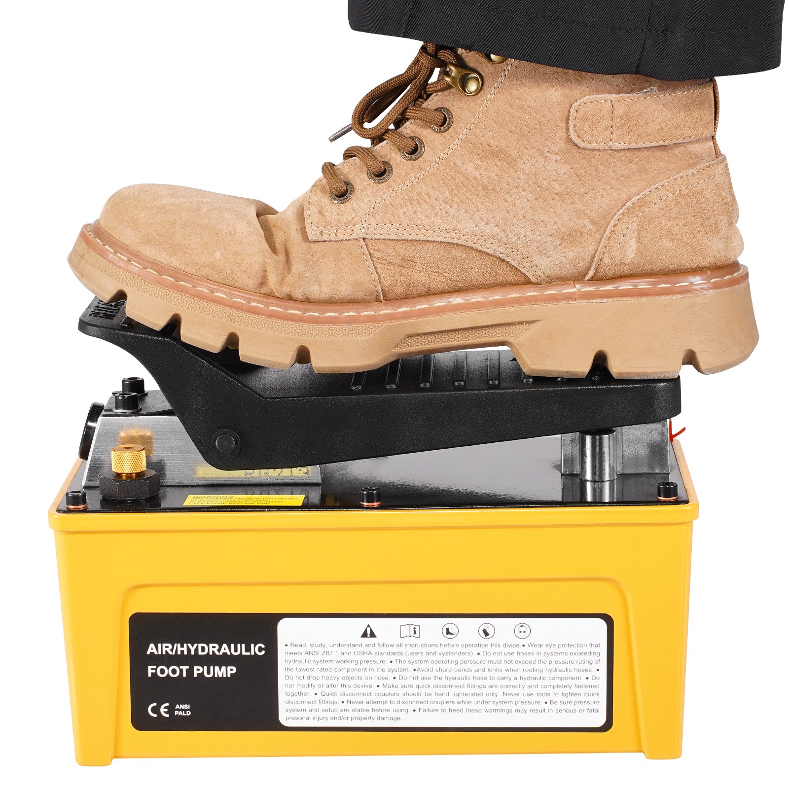 VEVOR Air Hydraulic Pump Air Actuated Foot Pump 10,000PSI Frame Machine Pump