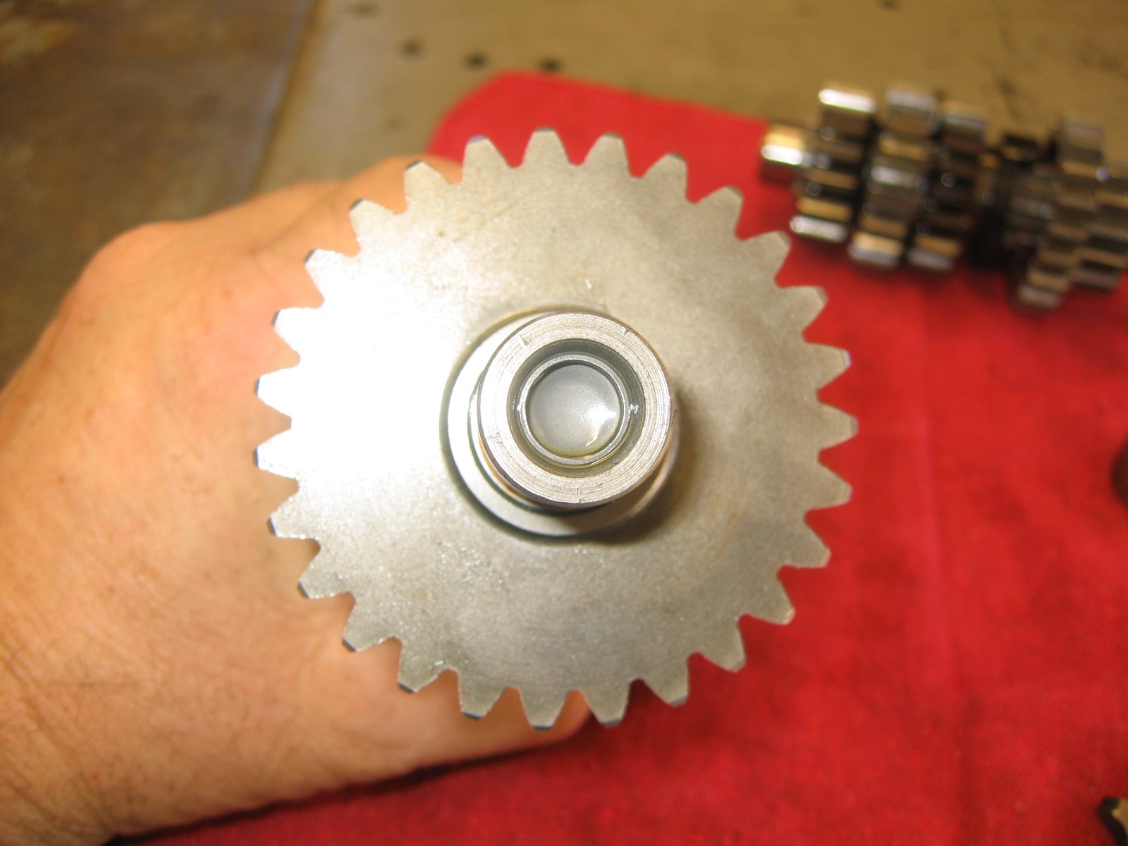 03-25 2004 YAMAHA YZ250 2-STROKE OEM LOW HOUR TRANSMISSION SHAFTS & ALL GEARS