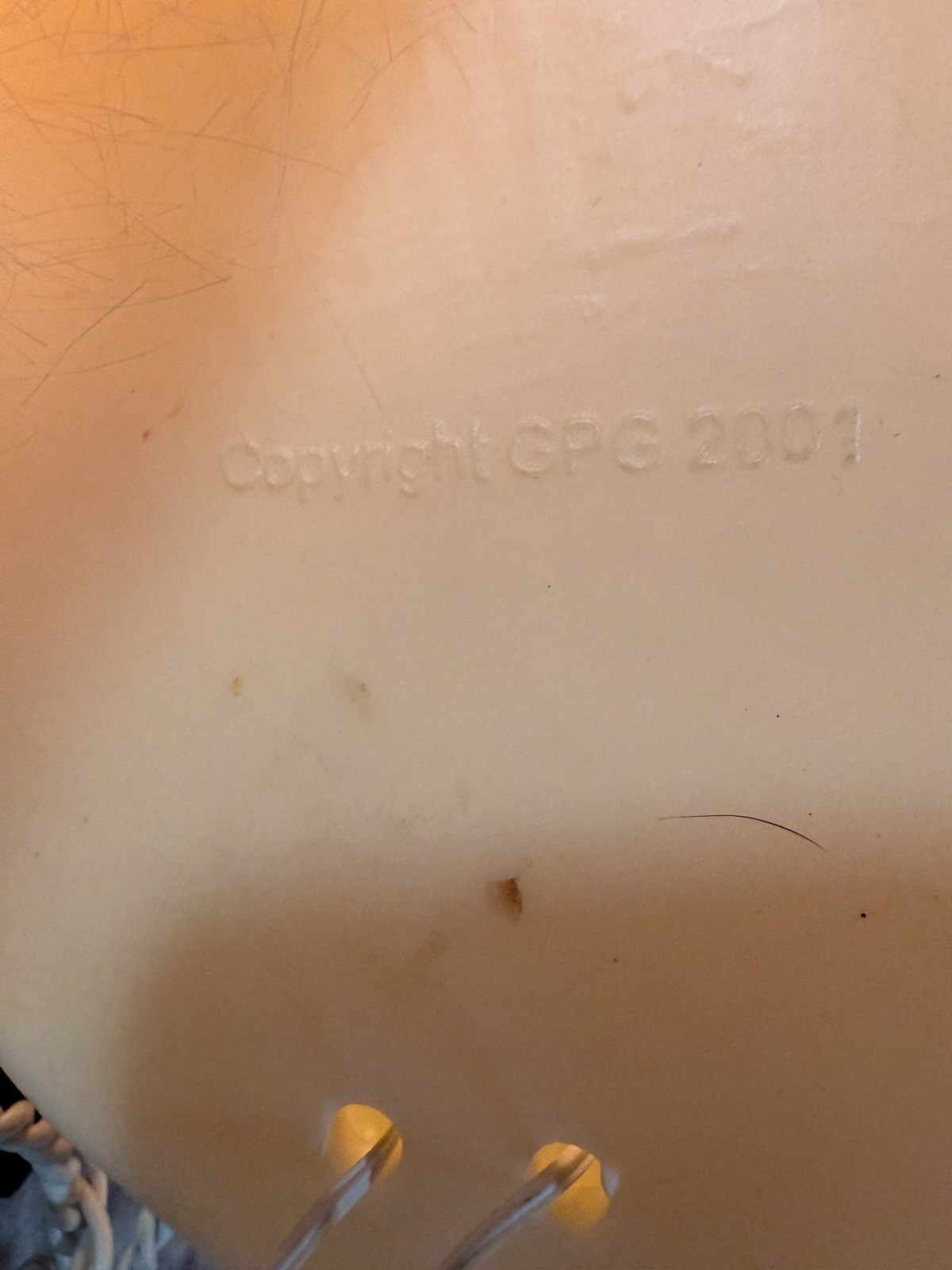 Vtg Blow Mold "Marcus The Carcass" Halloween Light Up Tested Face Hands Only