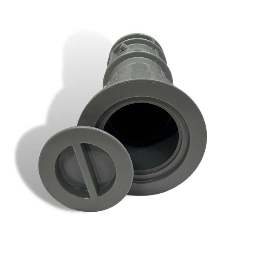 Aquastar US103 7.5" Umbrella Stands with Sleeve & Center Cap Light Gray (2 Pack)