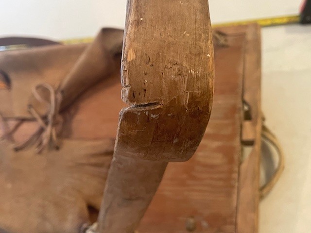 native american indian cradle board, late 19th early 20th c. Chippewa , Ottawa