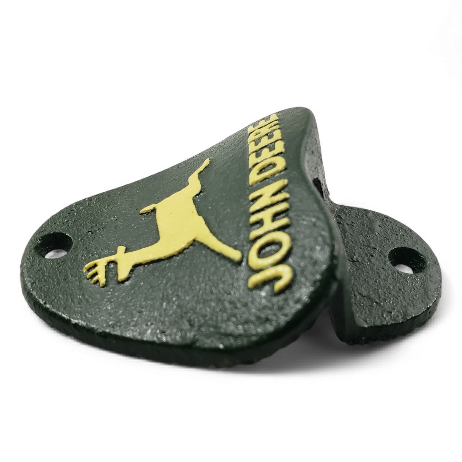 Green deer Vintage Wall Mounted Bottle Opener Cast Iron Bar Decor Beer Opener