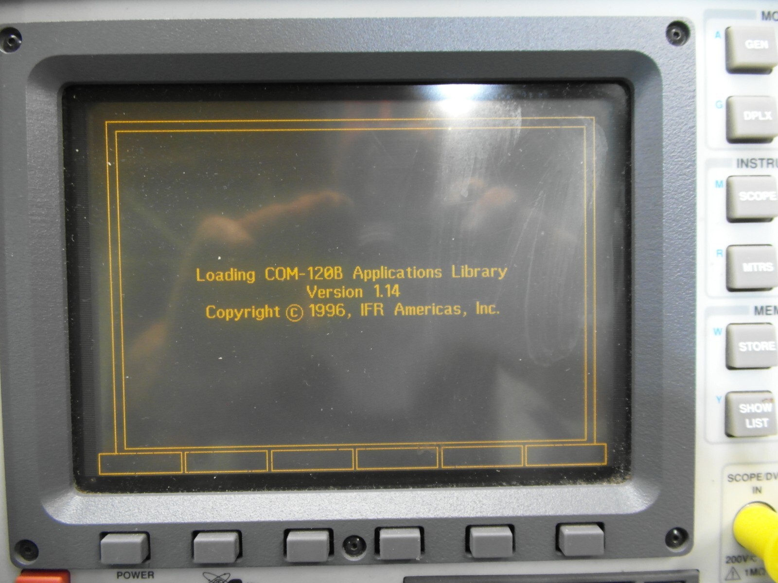 Aeroflex IFR COM-120B Communication Service Monitor CALIBRATED LOADED READ