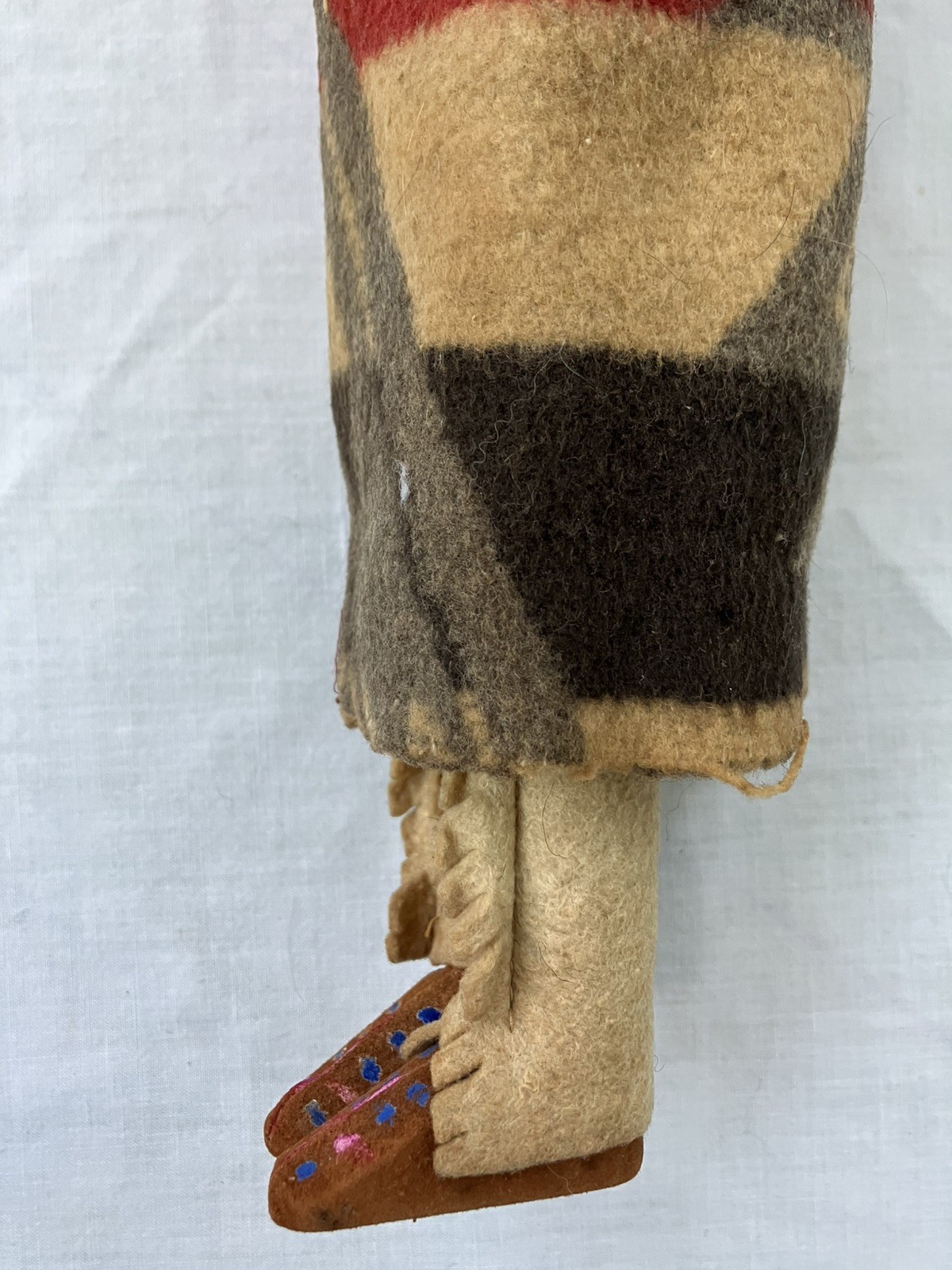 Vintage Skookum Male Native American Doll - 13 Inches Tall