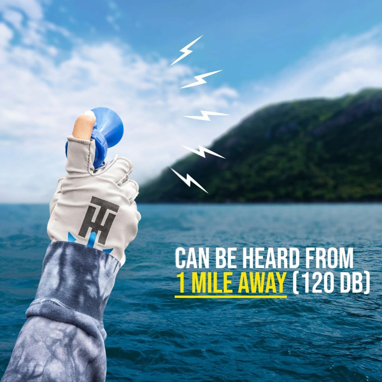 2 Super Loud Mini Air Horn Can Emergency Hand Held Compressed Boat Horns Boating