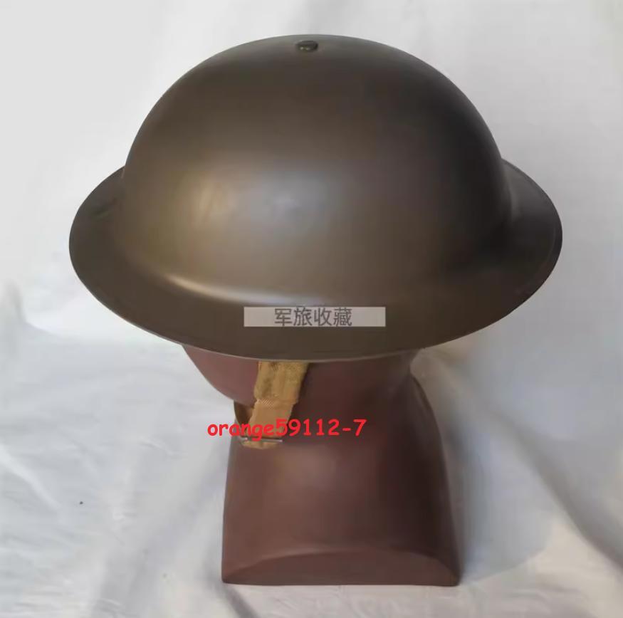 British Army BRODIE STEEL HELMET with Liner - Tommy Doughboy WW2 Repro