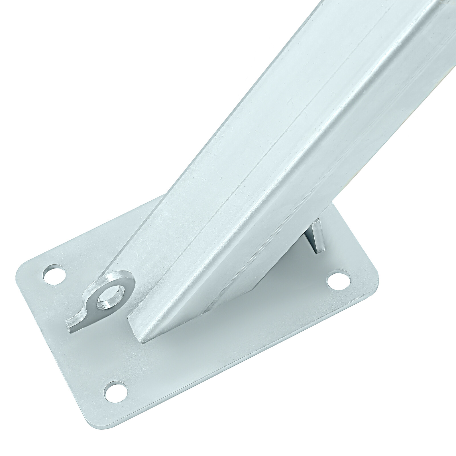 Adjustable Bow Rest Catcher Assembly For Boat Trailer Zinc-Plated Post Carpeted