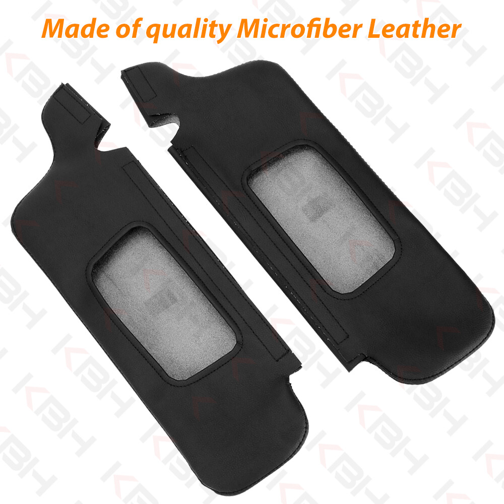 Sun Visor Replacement Cover Driver Passenger Repair For 94-04 Ford Mustang Black