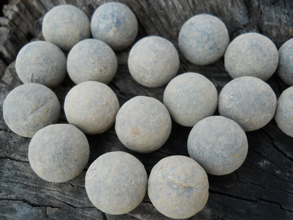 Rare Vintage Antique Relic Revolutionary War 69 Caliber Brown Bess Musket Ball