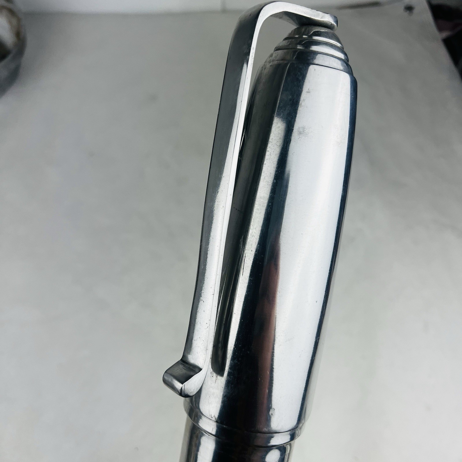 Vintage Oversized Aluminum Fountain Pen Store Display 20.5 Inch