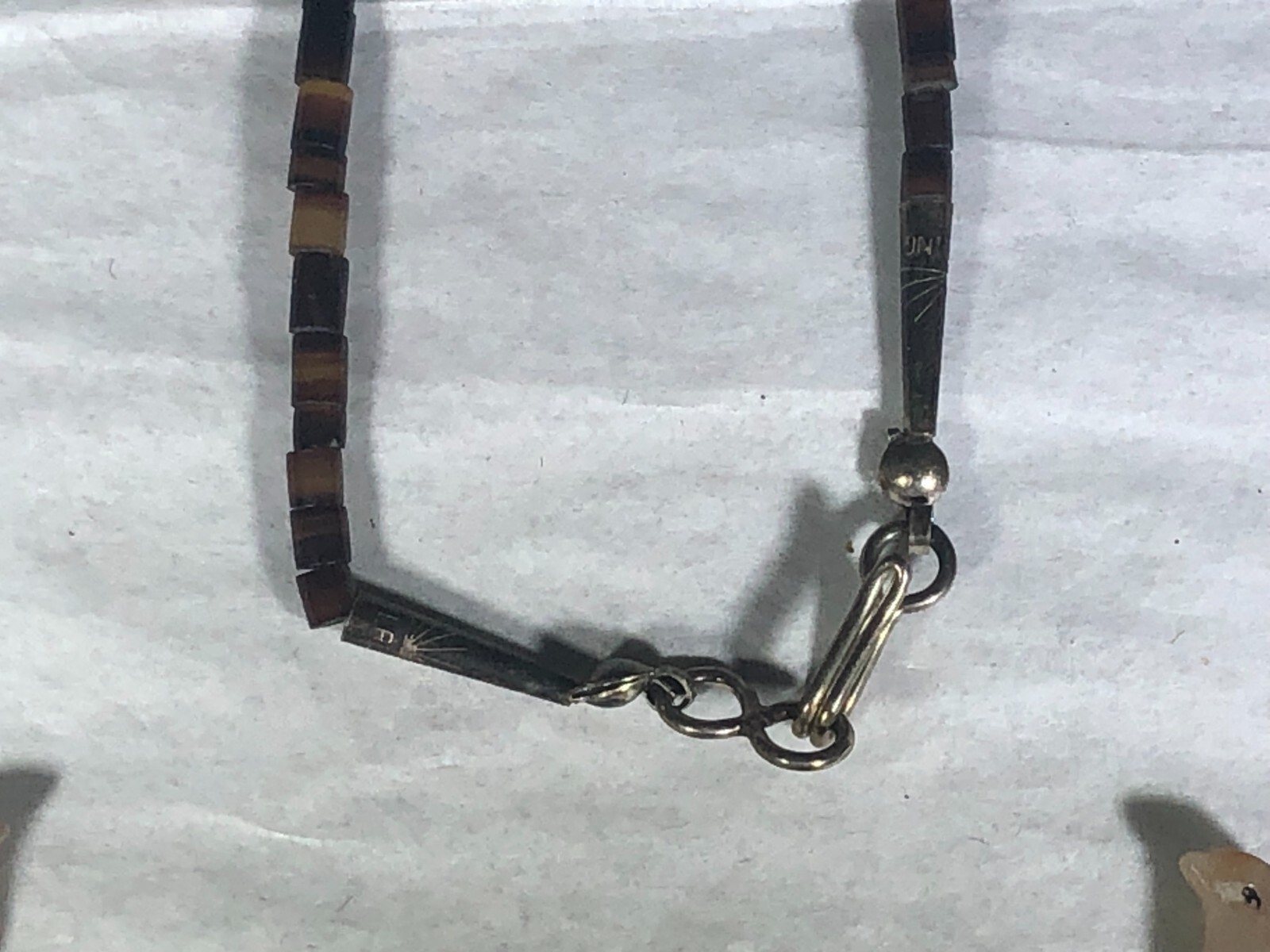 RARE VINTAGE ANTIQUE SOUTH WESTERN NATIVE AMERICAN HAND CARVED FETISH NECKLACE