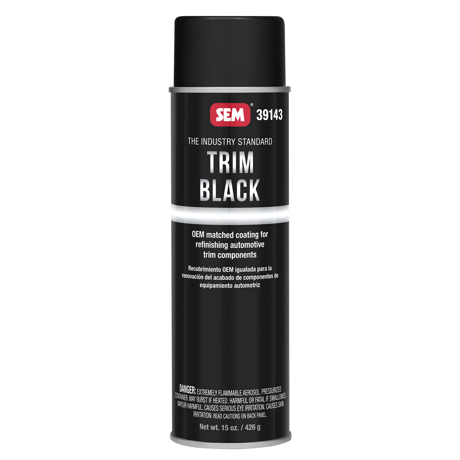 SEM Trim Paint Trim Black Aerosol 12 oz. Can 39143, 6 Pack