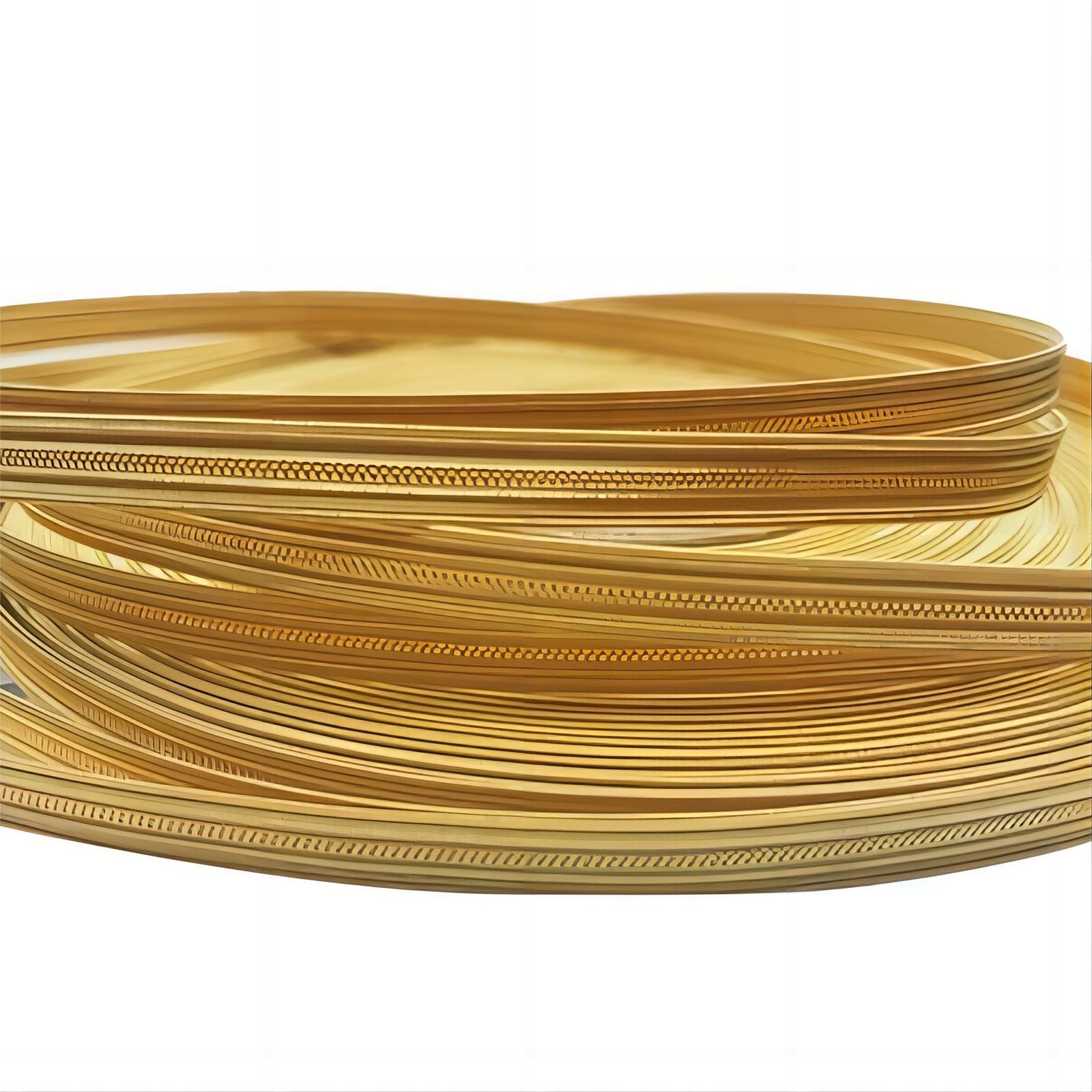 Gold Bullion Braid Shiny Ribbon Trim For Army Uniform Mariner Epaulette NO.16