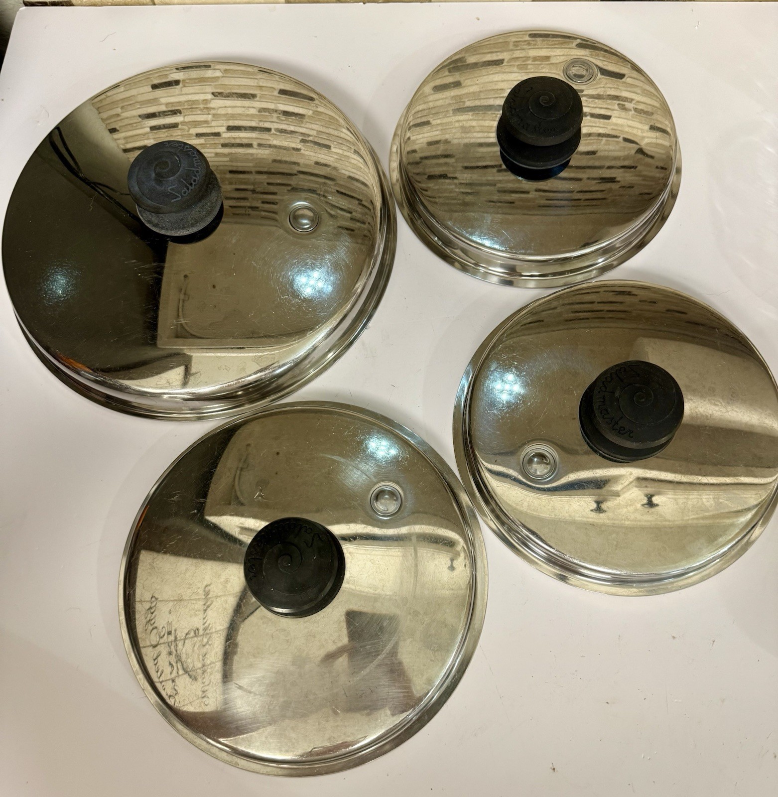 Vintage Saladmaster T304S Stainless Steel Saucepan & Skillet w Lids Dallas TX