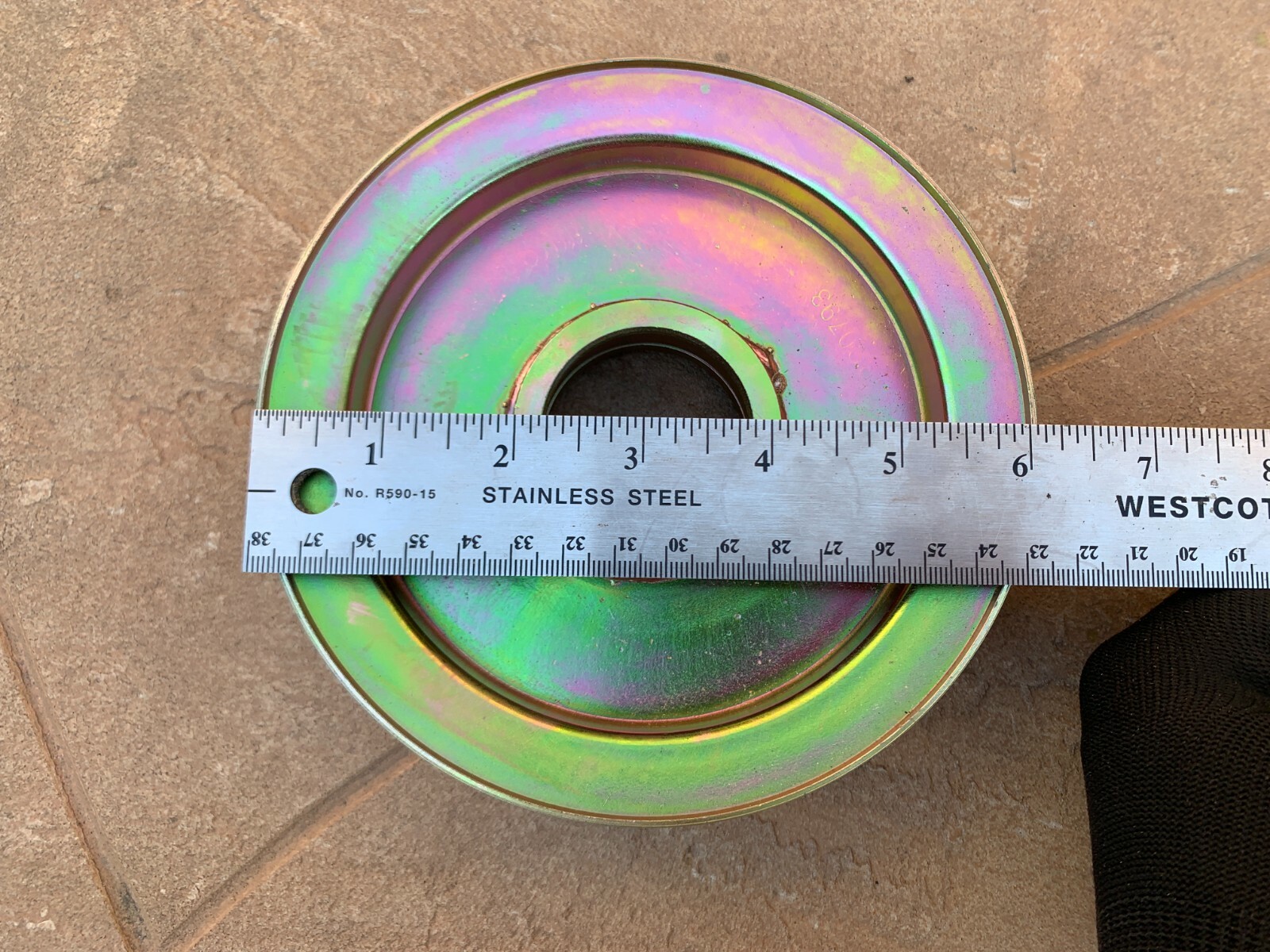 6" OD X 1 5/8" Wide Pulley