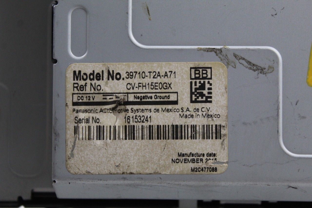 Info-GPS-TV Screen Display Screen Upper US Market 7.7" Fits 16-17 ACCORD 38310