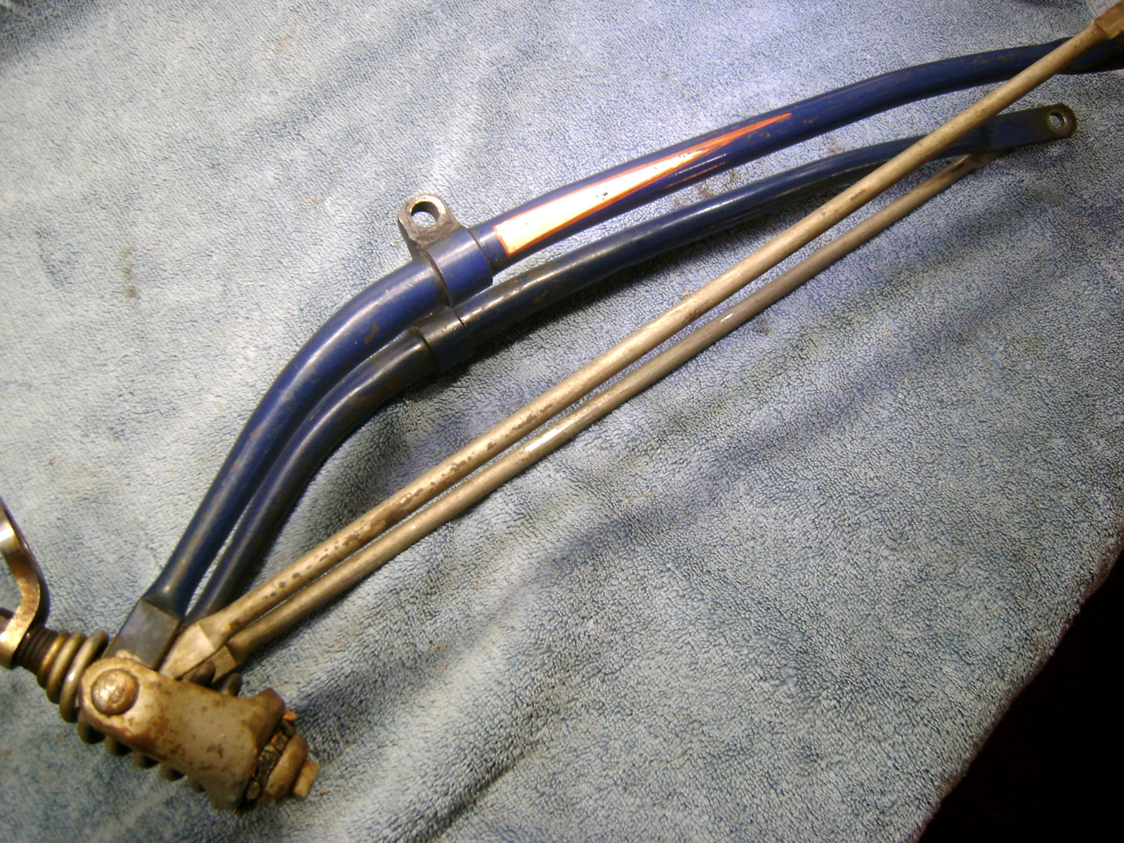 Original Schwinn 26" Springer Fork, with Key Lock, But NO Key