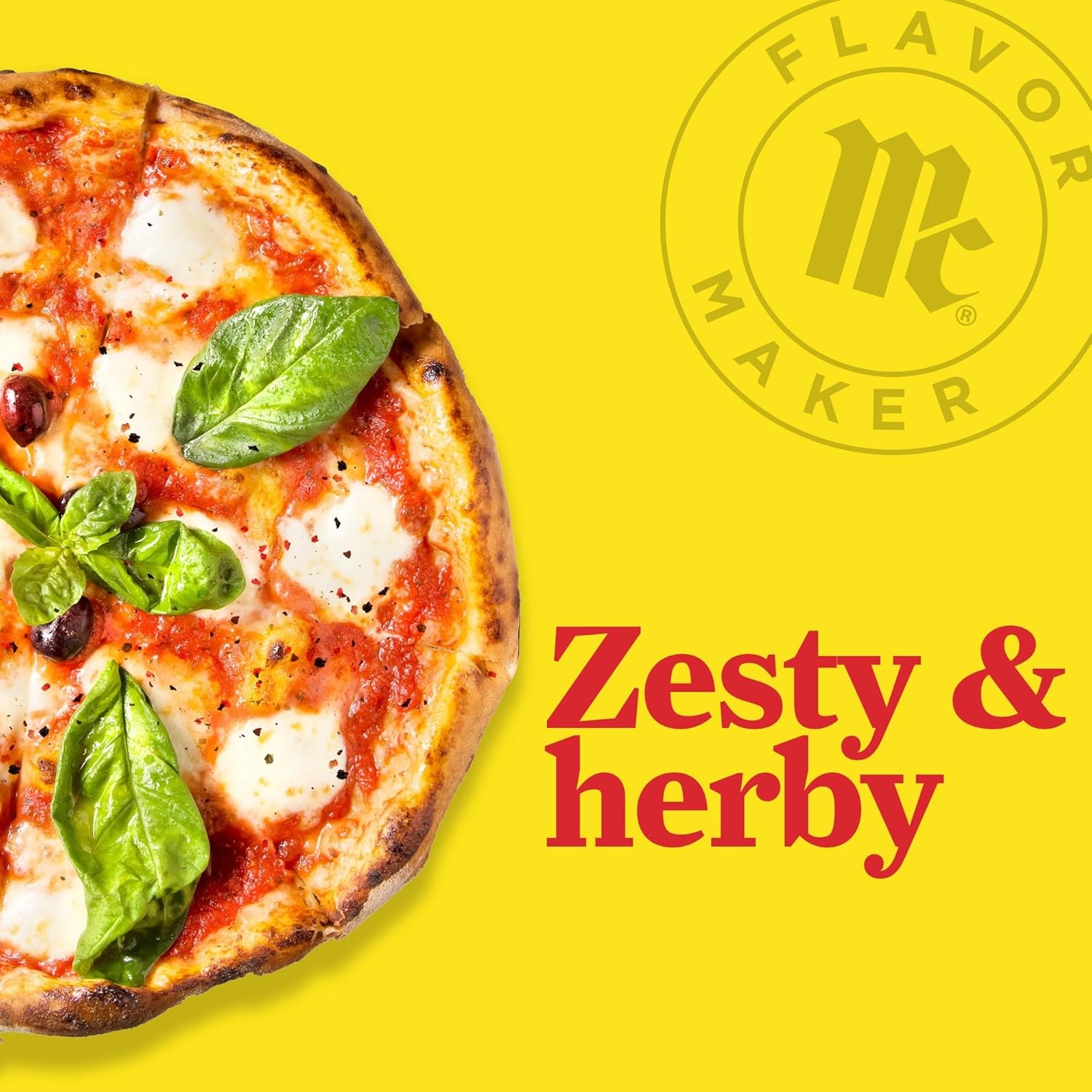 McCormick Pizza Topping Seasoning, Flavor Maker, 3.3 oz