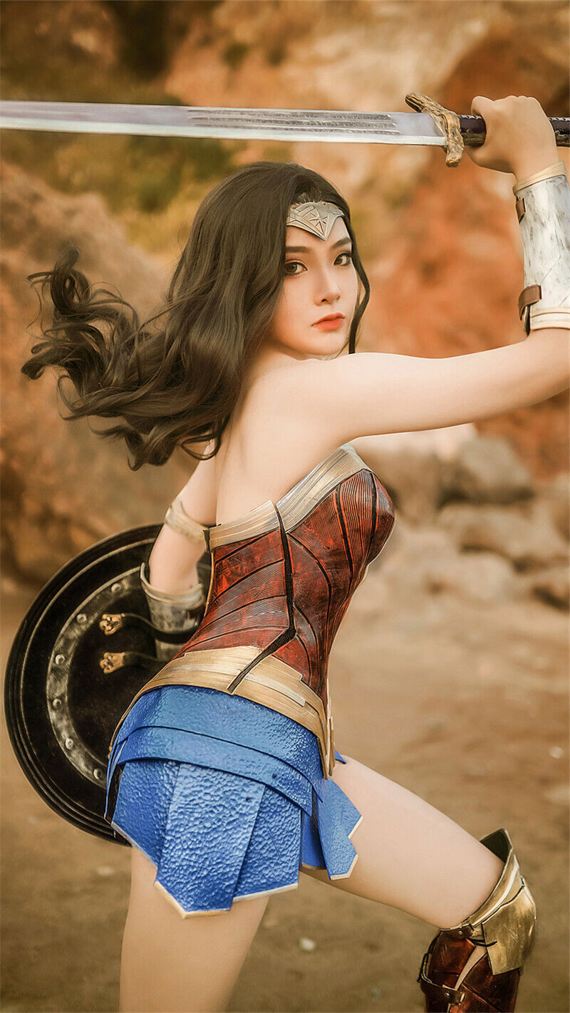 Justice League Wonder Woman Diana Prince Cosplay Props Costume Halloween Gift