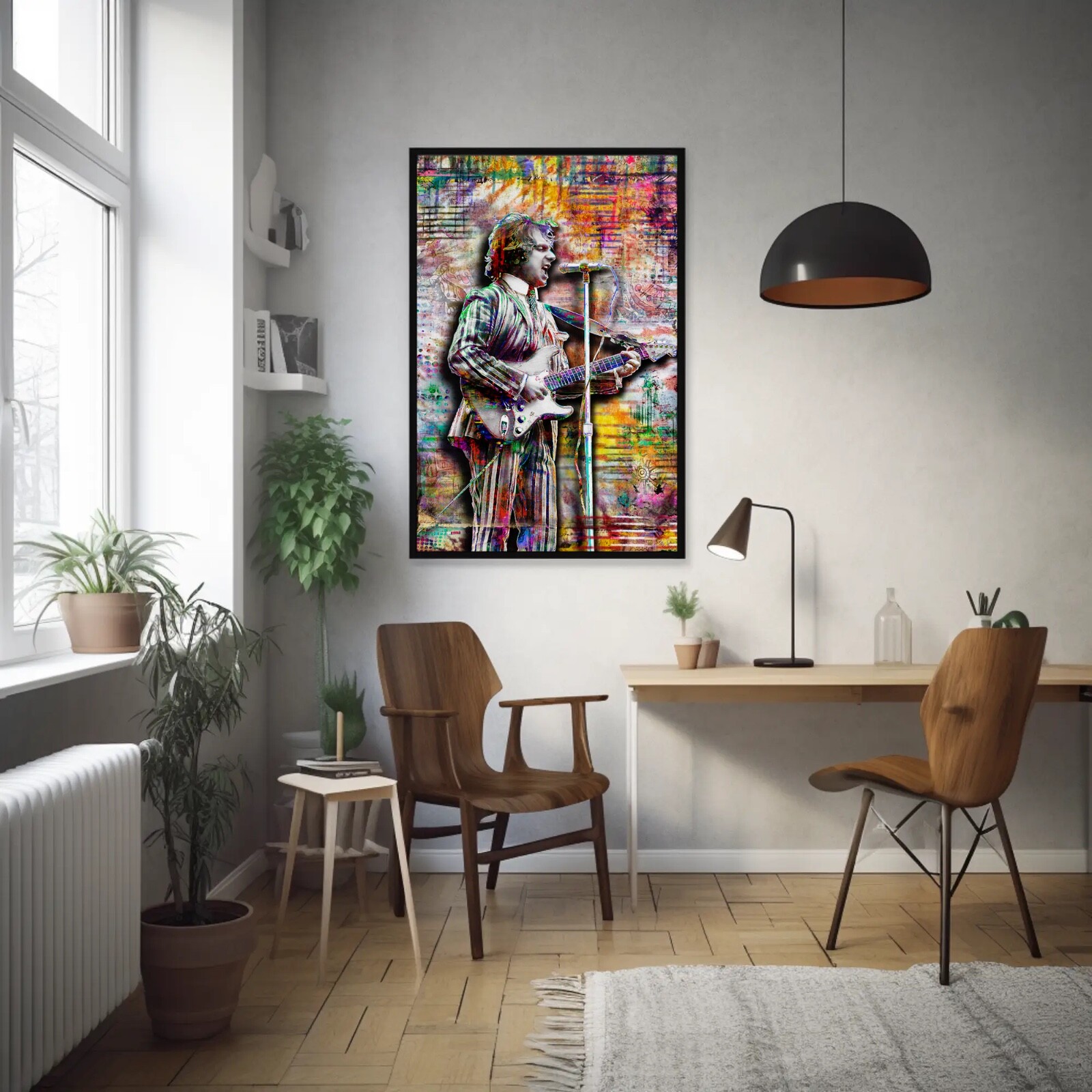 Van Morrison Poster, Van Morrison Tribute Pop Art Fine Art Free Shipping US