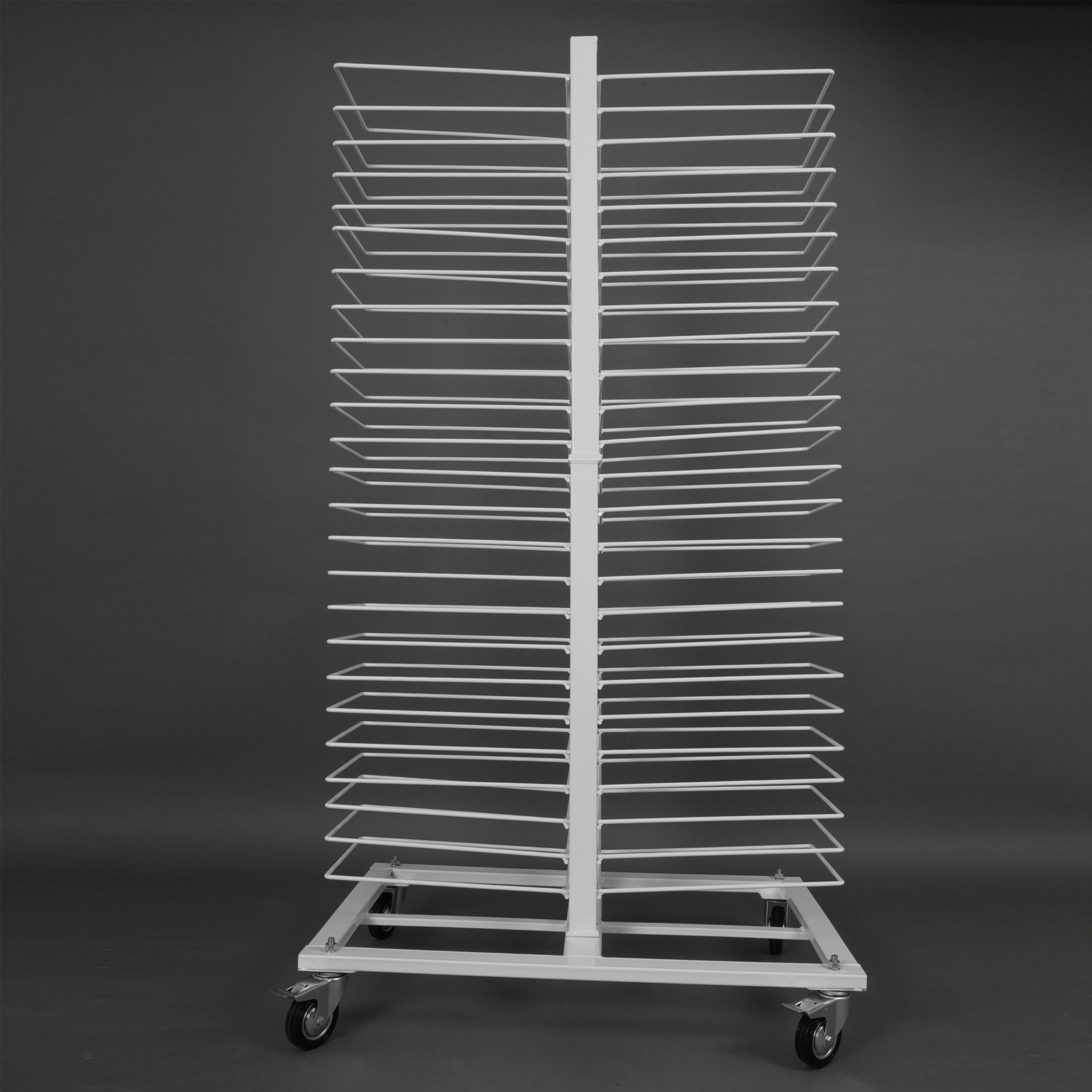 50 shelves 4 Casters Art Drying Rack Drying Stand For Doors/Shelves/Paint Shops