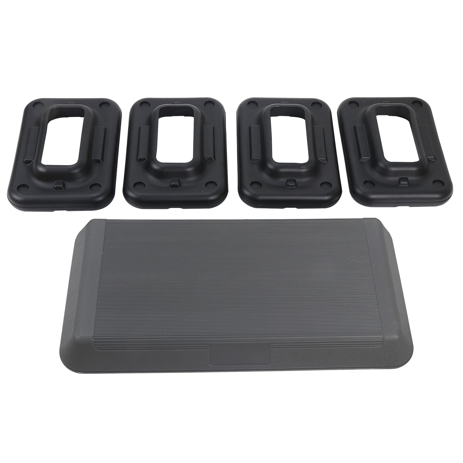 28" Aerobic Step Trainer Cardio Adjustable Exercise Workout Fitness w/ 3 Levels