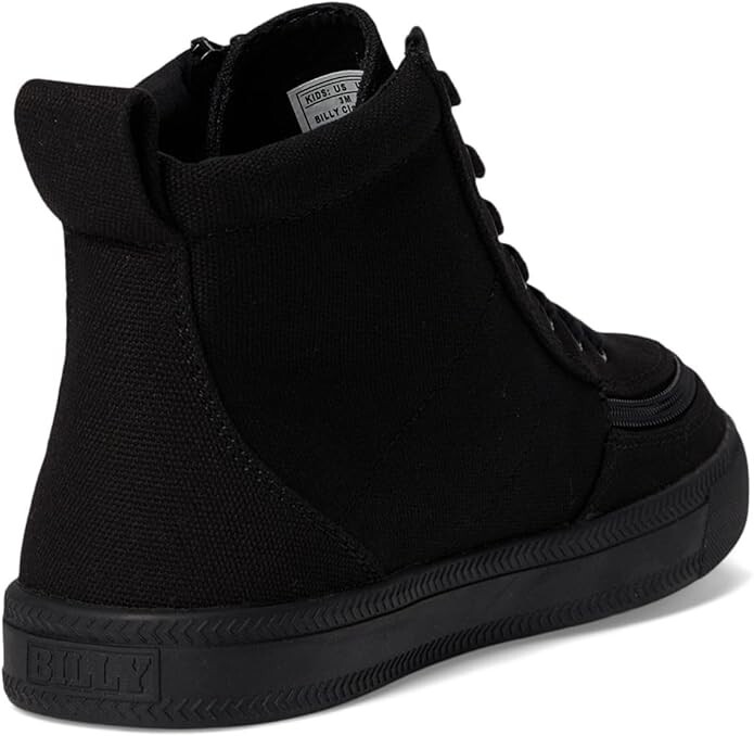 BILLY Footwear Kids Classic Lace High (Little Kid/Big Kid) Black – Sizes 13 & 2