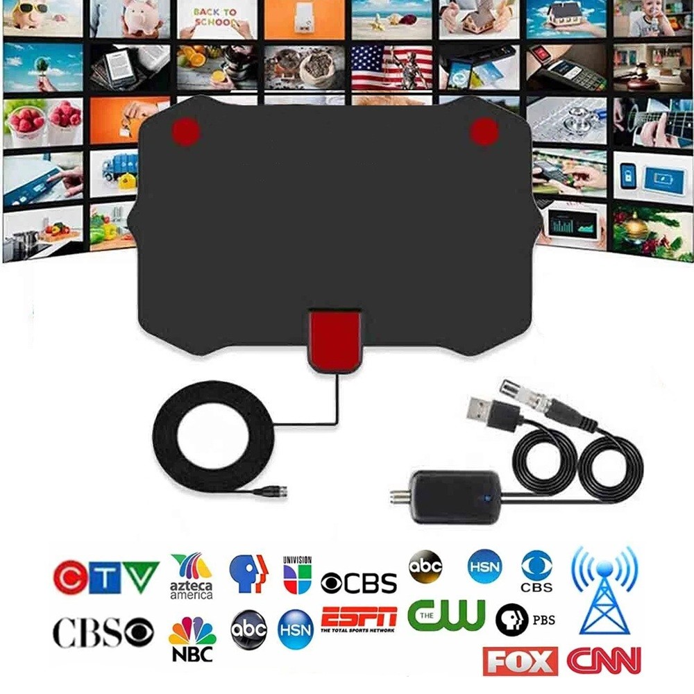 5600 Miles Digital TV Antenna Indoor HDTV Amplified Signal Booster 4K HD 1080P