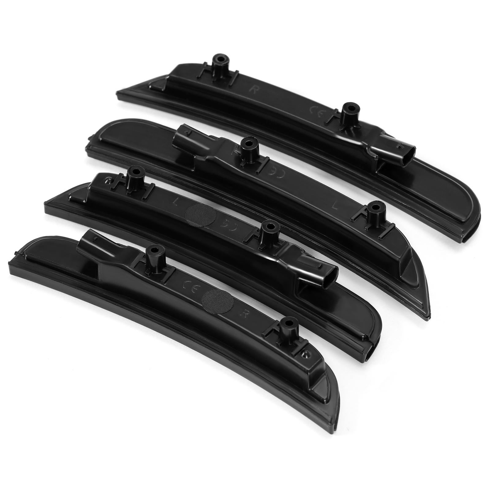 4x Smoked LED Side Marker Lights For 15-22 Dodge Charger R/T Scat Pack SXT SRT