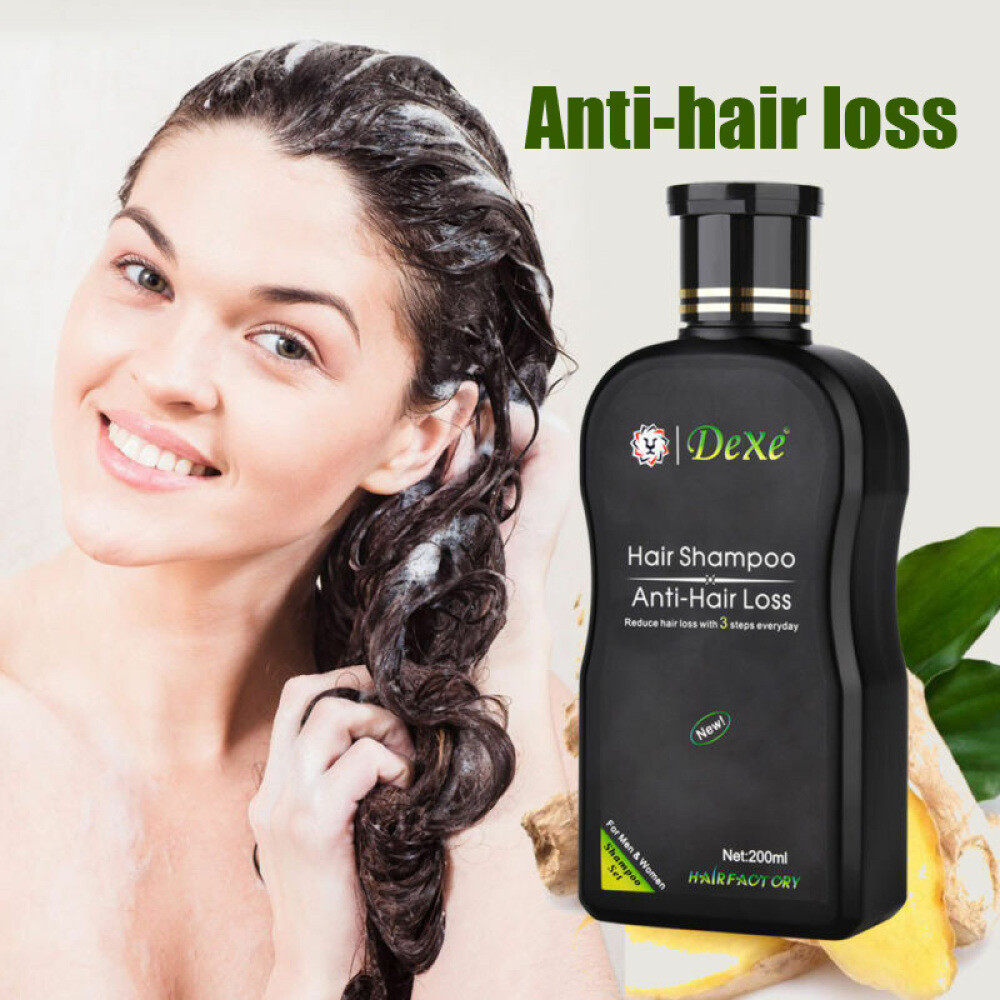 100% Pure Herbal Hair Growth Oil Shampoo Anti hair Loss Hair Regrowth Treatment