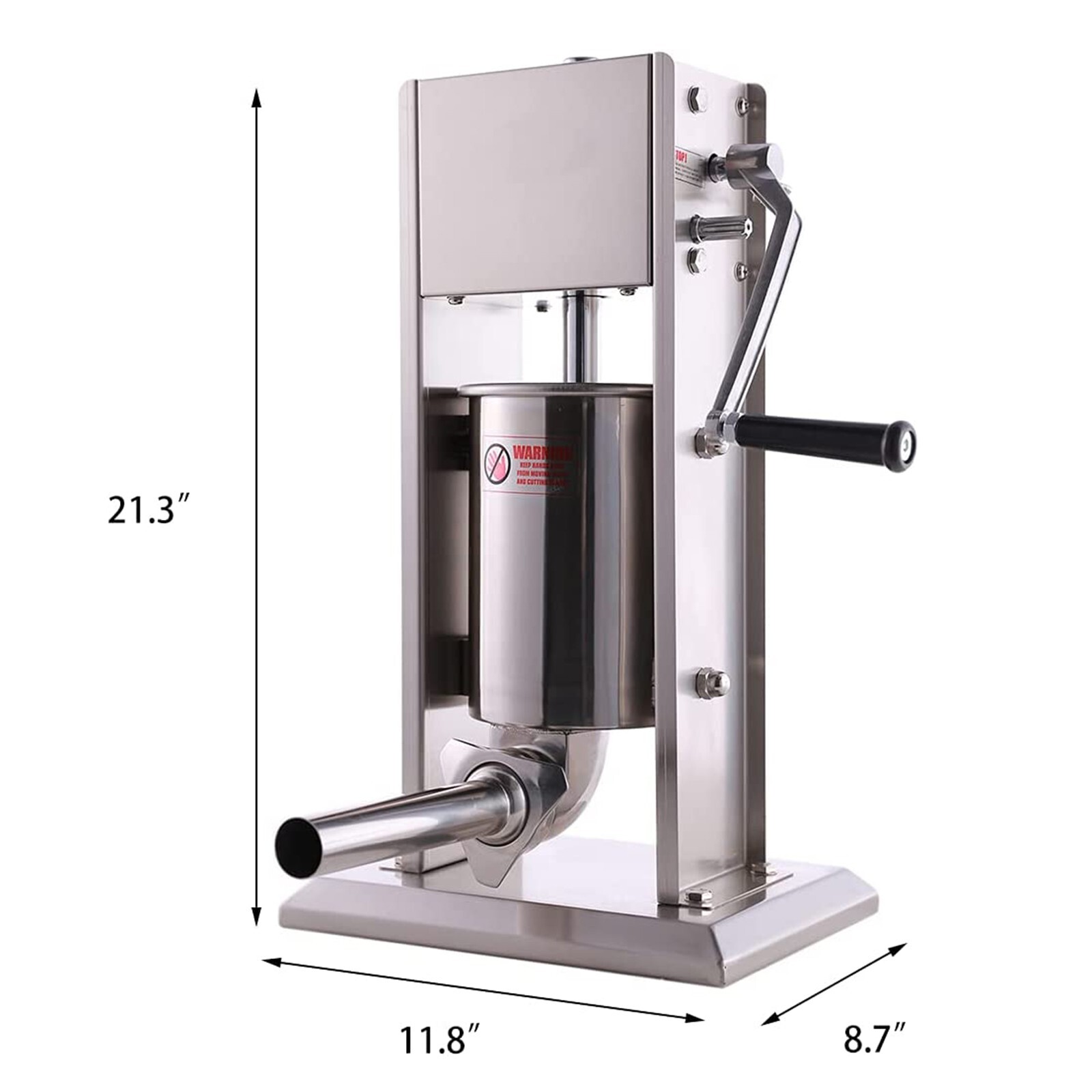 Hakka 7Lbs 3L Sausage Stuffer 2 Speed Meat Filler Pressing Maker Machine