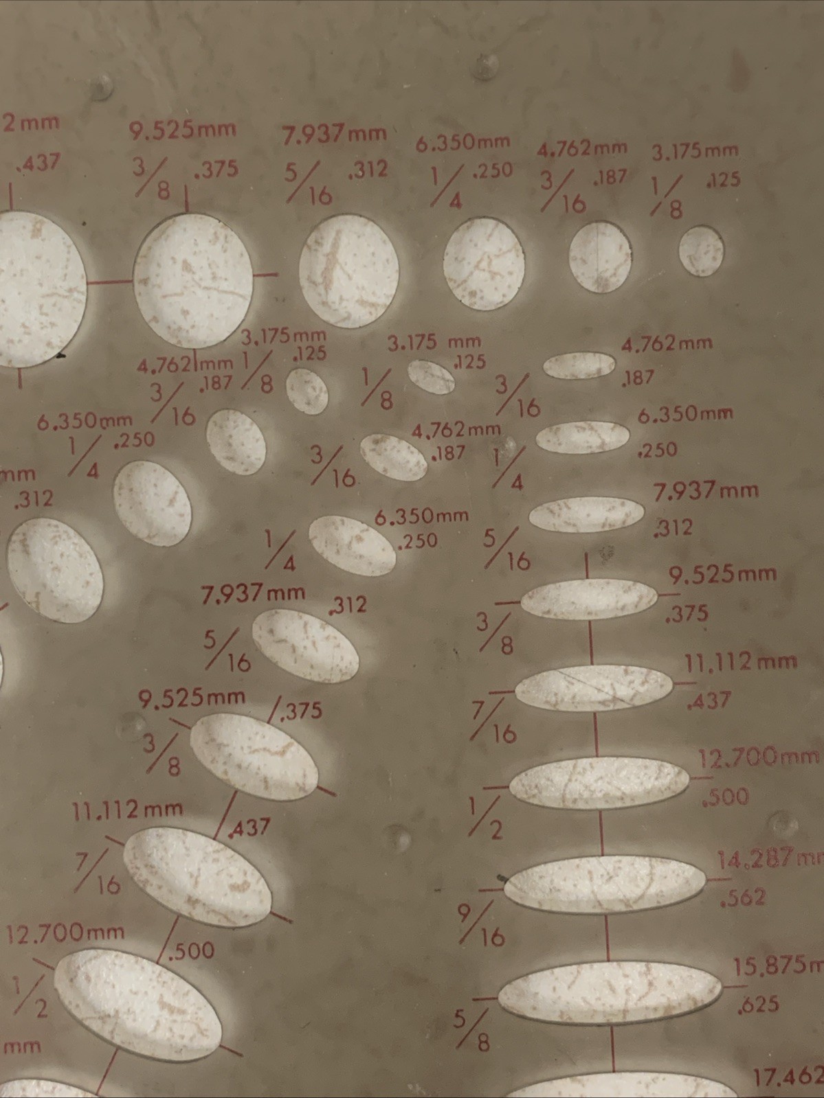 Vintage Pickett Combination Ellipse Master Template 1269 & 1033i General Purpose