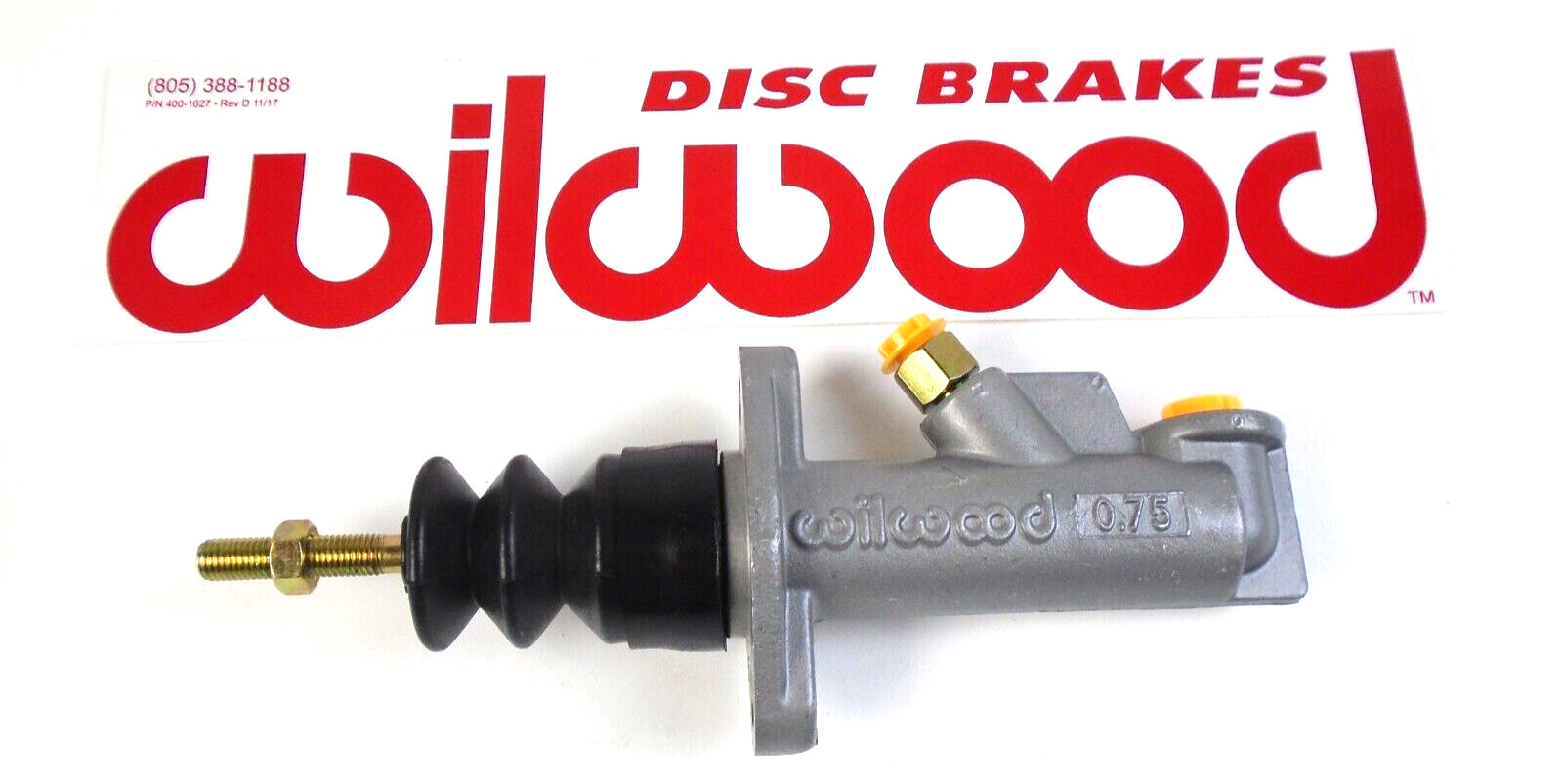 Wilwood 260-6089 Master Cylinder Compact Remote Girling Aluminum 3/4" Inch Bore