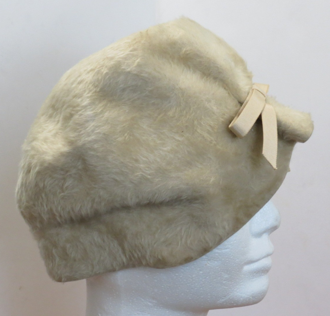 Vintage Fur Hat Mr. John Sophisticate New York Paris Imported Fur