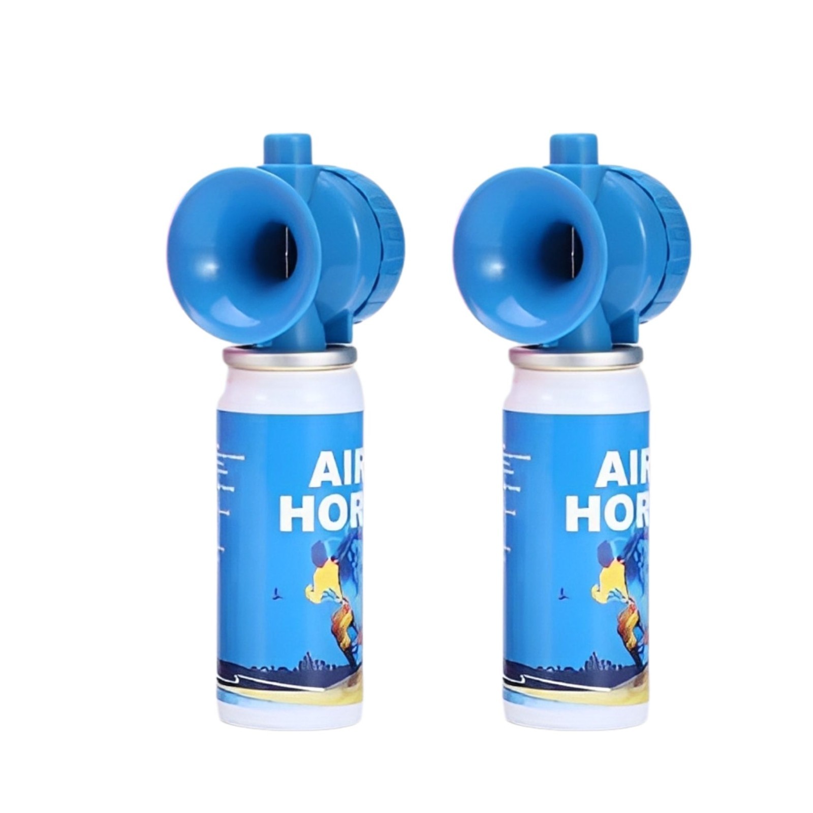 Super Loud Mini Air Horn Can Emergency Hand Held Compressed Boat Horns 2pks