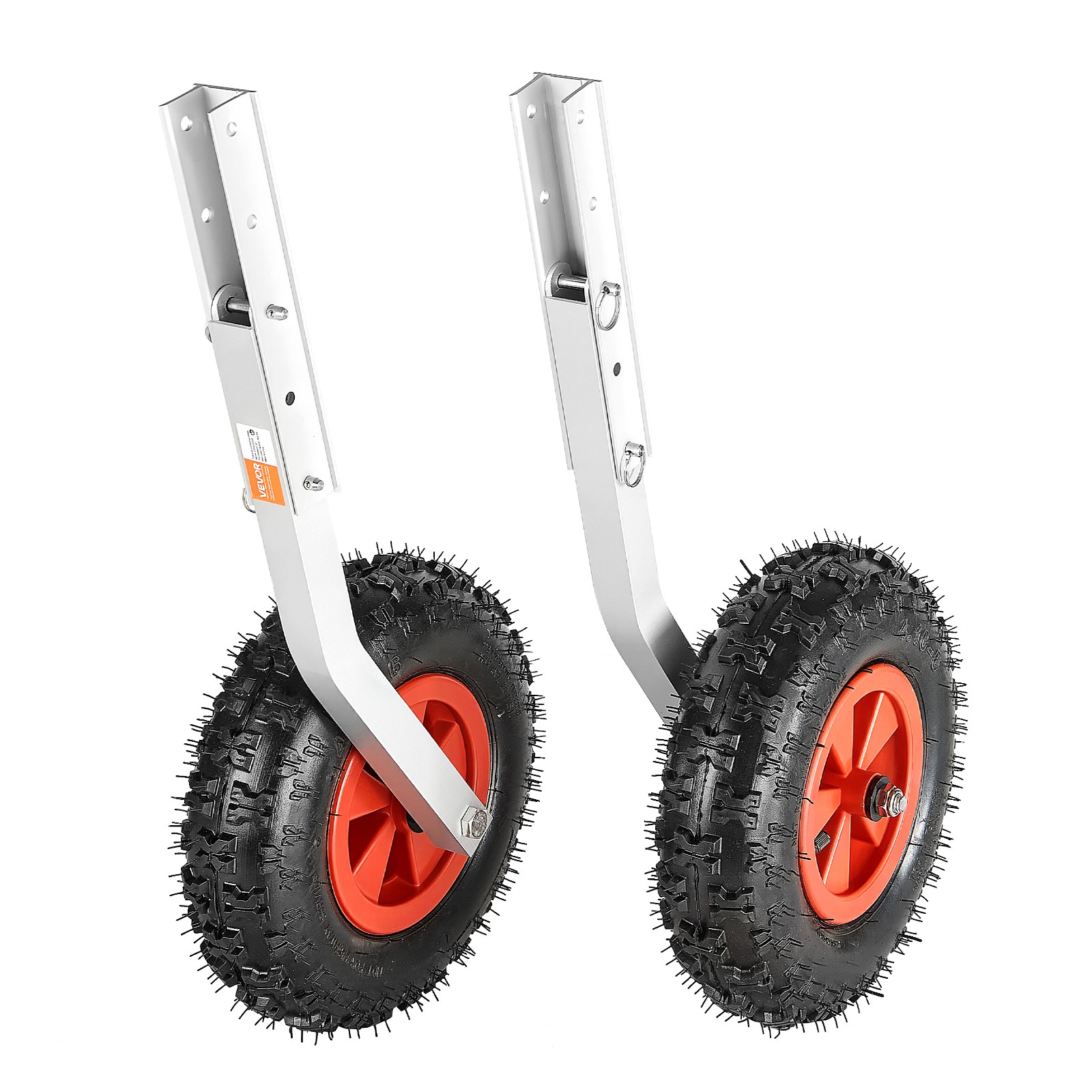 VEVOR Boat Launching Wheels 500lbs 12" Aluminium Alloy Transom Wheel Rubber Tire