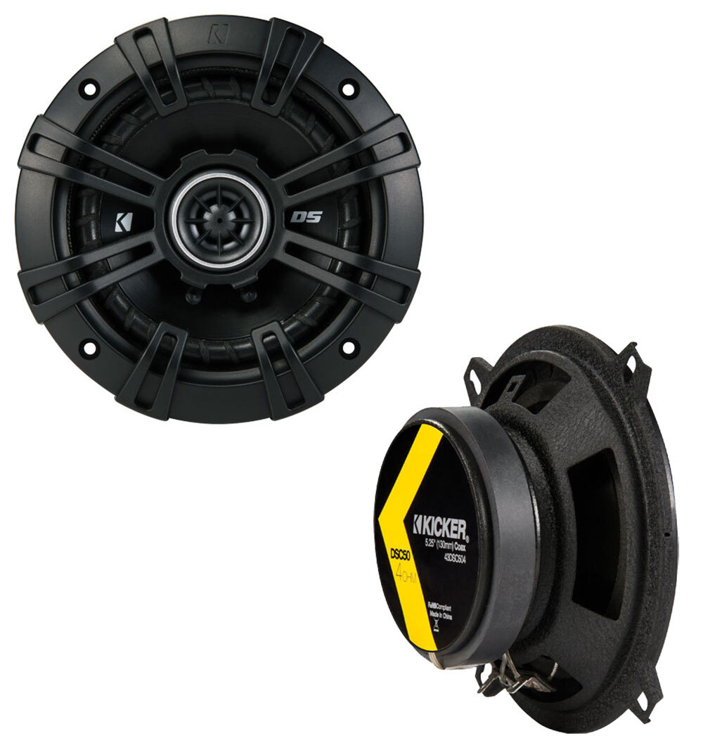 Fit Chevy CK Pickup 1995-2000 Factory Speaker Upgrade Kicker DSC5 DSC46 Package
